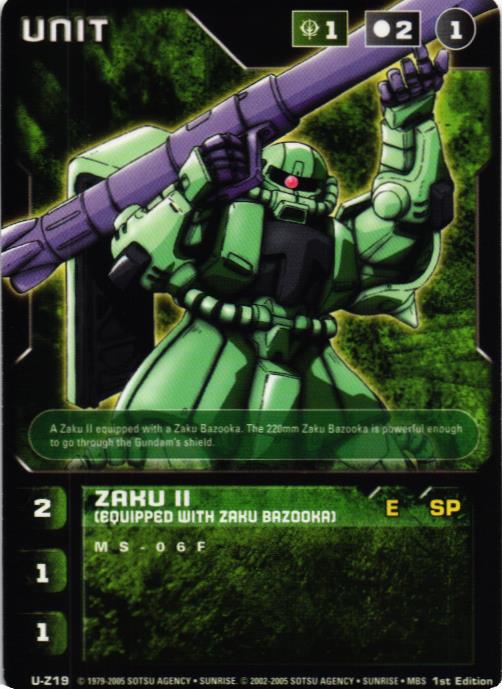ガンダムウォー 緑 SP-79 シャア専用ザクII 3枚【美品】 シャア専用ザクII 【緑SP-79】｜TCGシングルカード通販なら