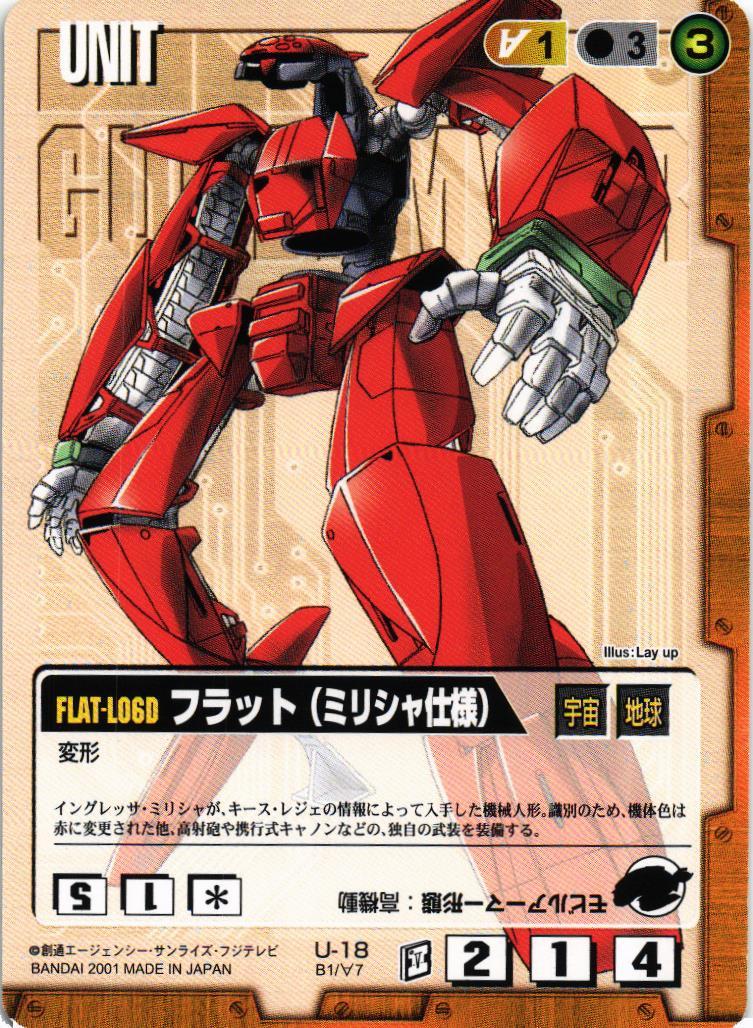 フラット（ミリシャ仕様）【茶/U-18/BASED BOOSTER】 – 猫のレトロTCG