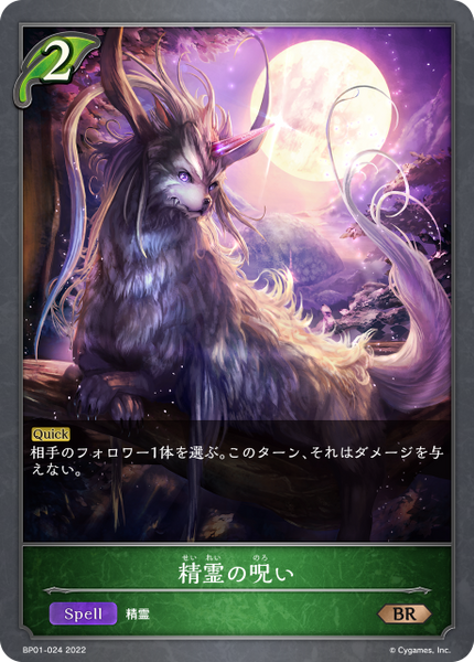 精霊の呪い